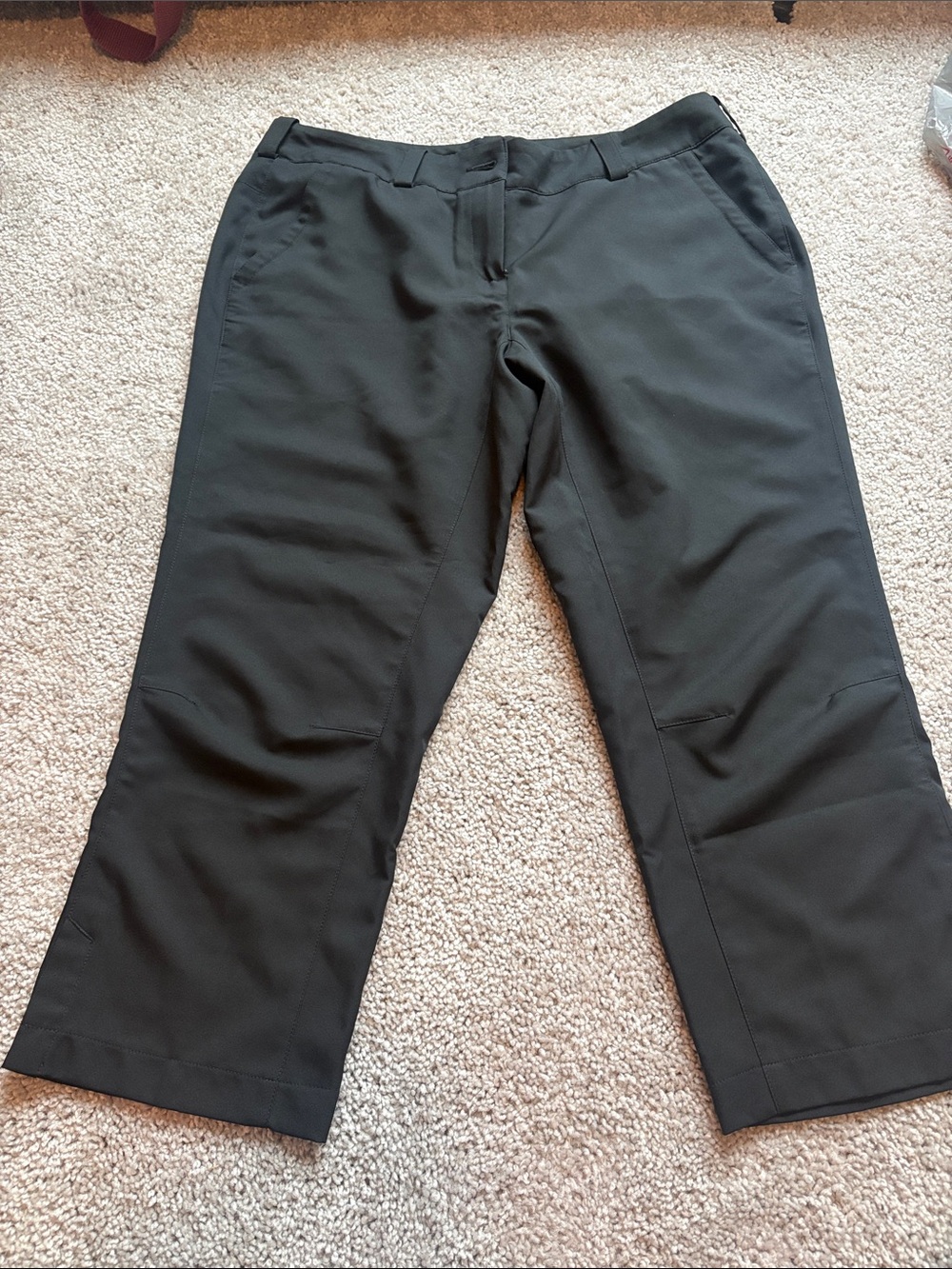 Nike Black Cropped Active Pants